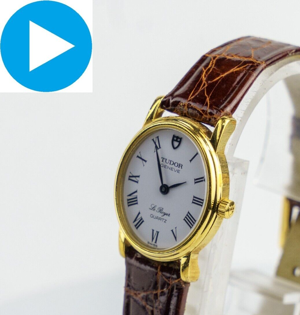 Vintage Tudor GENEVE Le Royer 15508 Quartz Women's Gold Tone Vintage Tudor GENEVE Le Royer 15508 Quartz Women's Gold Tone