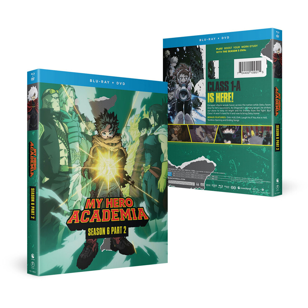 My Hero Academia Season 6 Part 2 BLURAY/DVD (Standard Edition) | eBay