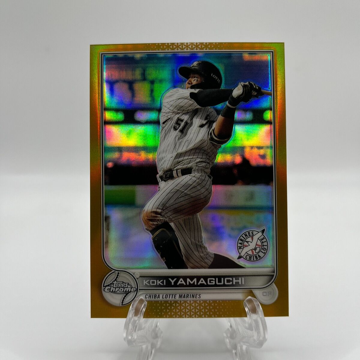 佐々木朗希/千葉ロッテ】2022 Topps Chrome NPB Refractor|野球 佐々木朗希/千葉ロッテ】2022 Topps Chrome NPB Refractor|野球
