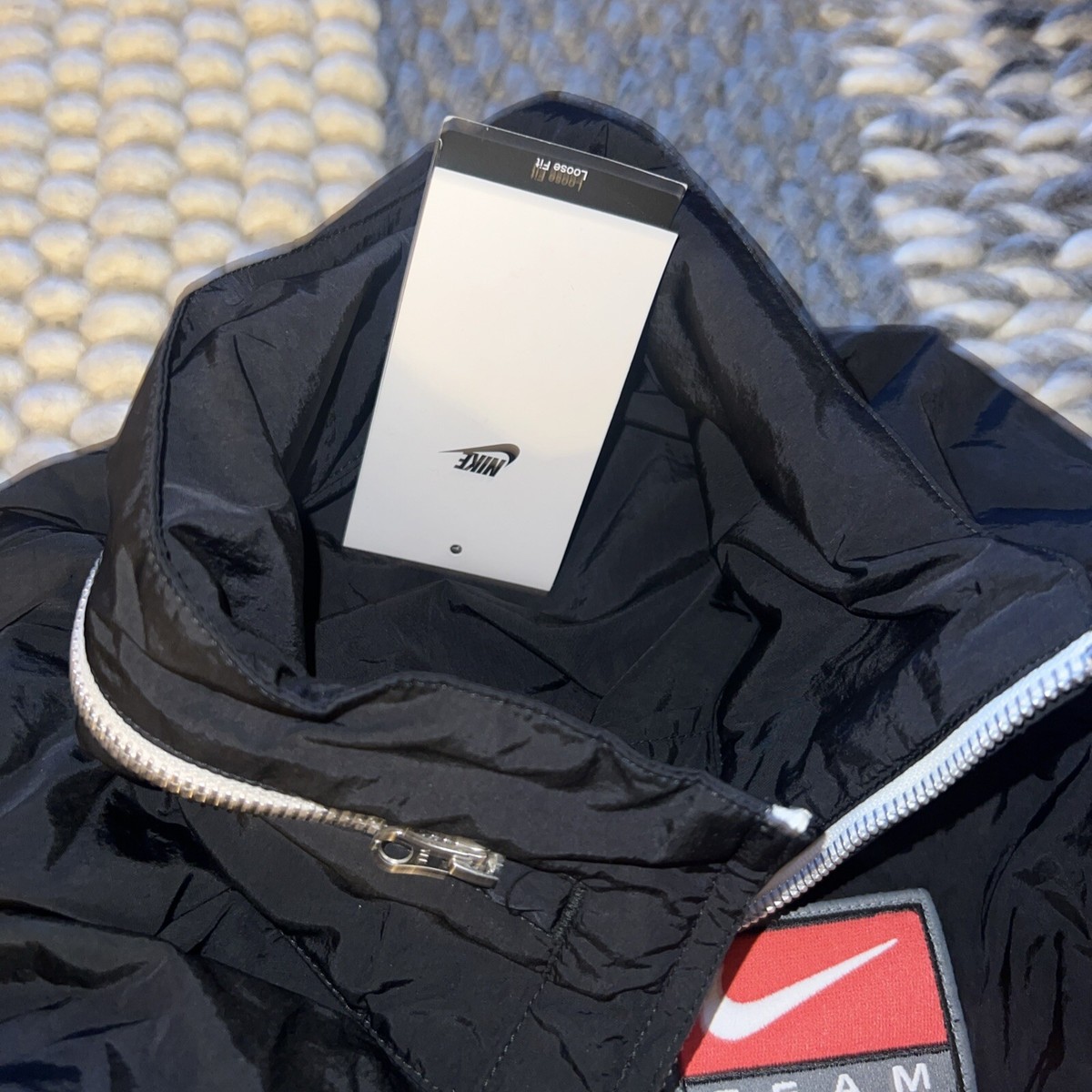 NWT Nike NSW Trend lightweight Woven Jacket Black Men