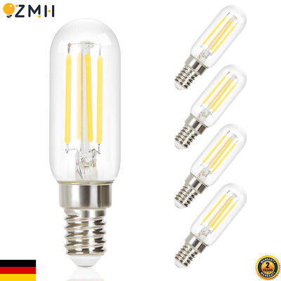 4er E14 LED Birne Kaltweiß 220V Edison T25 6000K Glühbirne Leuchtmittel Lampen