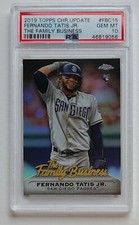 Fernando Tatis Jr. 2019 Topps Chrome The Family Business RC Rookie Card PSA 10