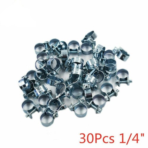 1/4" FUEL INJECTION HOSE CLAMP / AUTO Fuel clamps 30 Pcs(11mm-13mm) - Picture 3 of 6