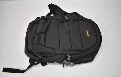 Ranvoo Backpack Zipper Closure w Laptop Sleeve Black Bag 20'' L Padded Unit