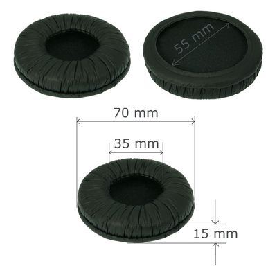 ein paar Ohrpolster Ersatz Ohrpolster für JBL Tune 510BT/660NC, Sony MDR-ZX110