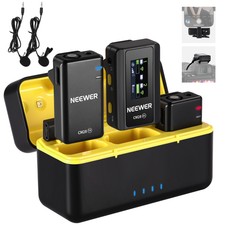 Neewer Cm28 Pro Wireless Lavalier Microphone System&case For Phone/pc/camera