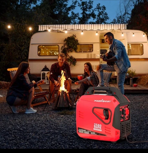 Portable Generator Power Smart 2580W Gas Inverter Quiet Generator F Home&Camping