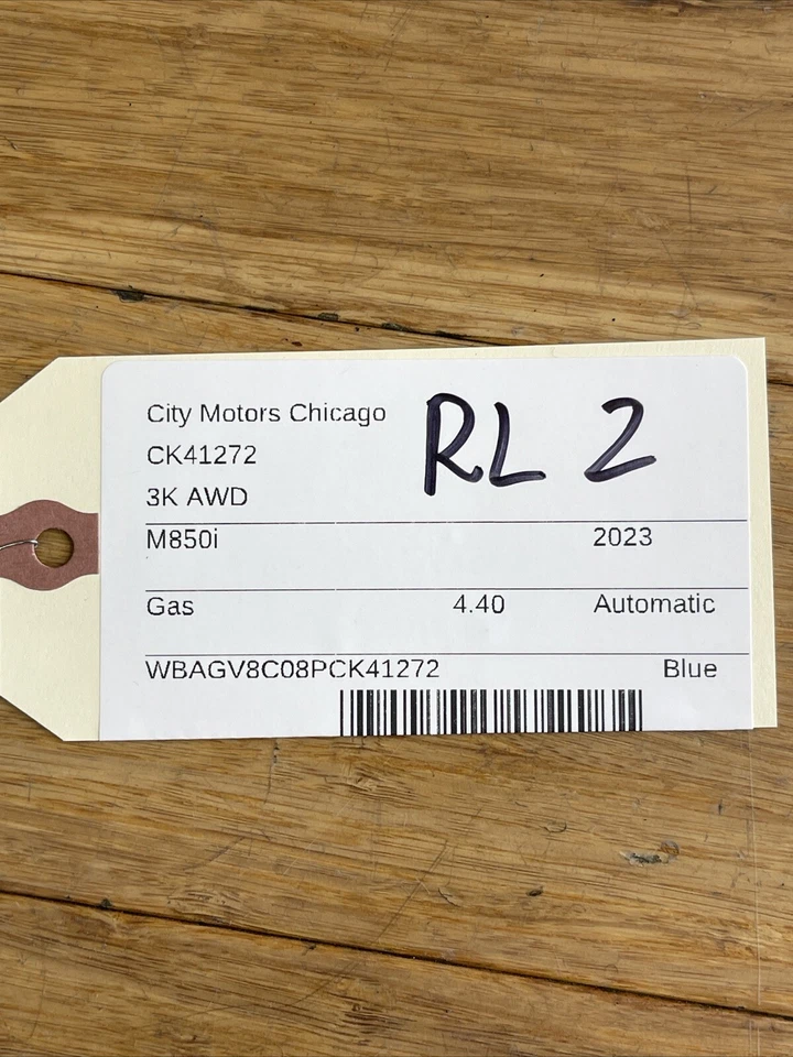 Conjunto de eje de salida eje trasero izquierdo BMW 850i G16 2018-2024 OEM 3 k millas Foto 2 de 4