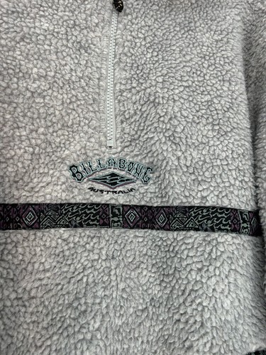 Billabong Boundary Tombstone Fleece Mens in Oatmeal Heather - Size Small - Picture 5 of 10