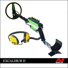 MINELAB METAL DETECTOR EXCALIBUR II WATERPROOF CERCA METALLI ORO SUBACQUEO