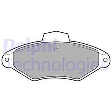 LP787 Delphi brake pad set, disc brake for Citroën