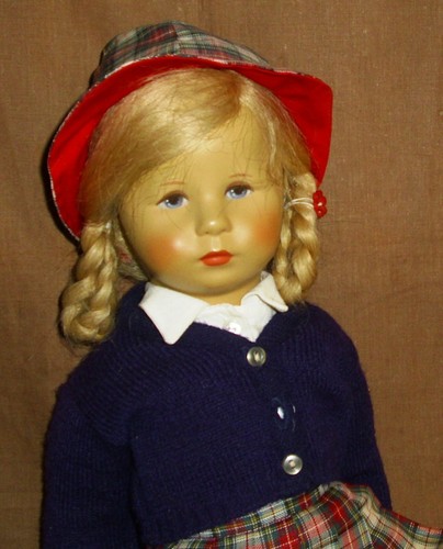 Käthe Kruse Puppe-48cm-unbespielt-80iger Jahre-sehr guter Zustand - Bild 3 von 13