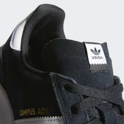 adidas Campus ADV Shoes - Black/White - 11.5