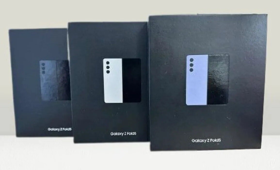 Genuine Samsung Galaxy Z Fold 5 Empty Box - With/Without