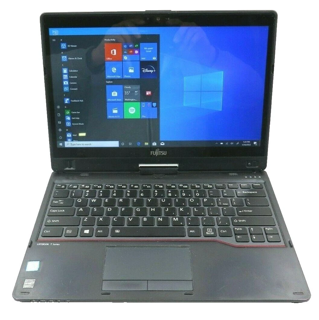 Computadoras portátiles y netbooks Fujitsu Negro