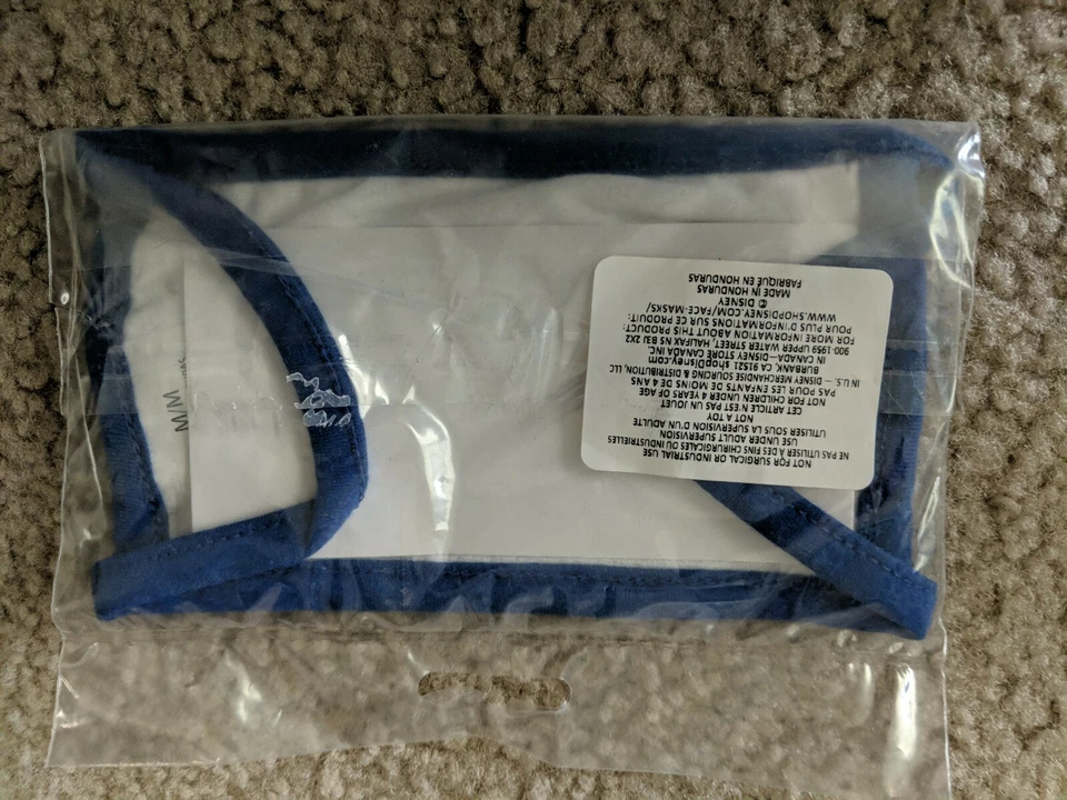 New Disney Store Star Wars R2D2 Face Mask Medium Youth Blue - Image 2 of 2