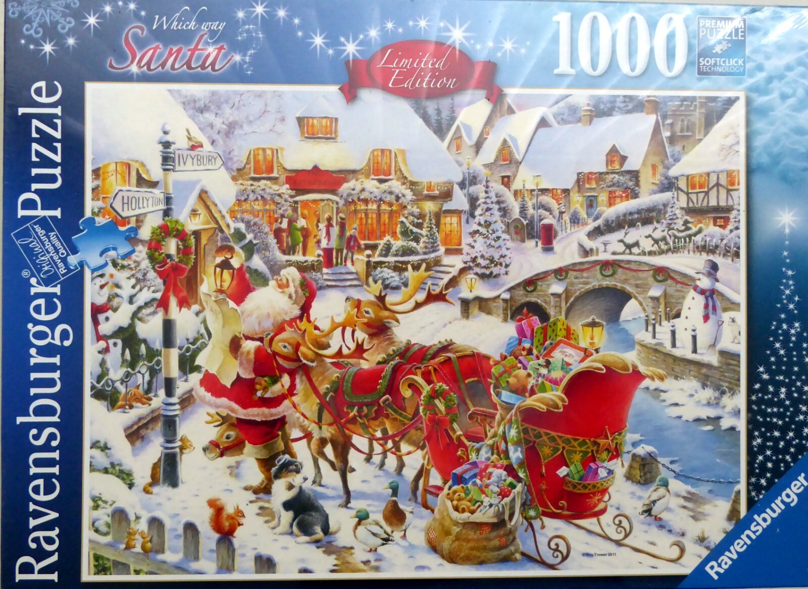 Which Way Santa 1000 Piece Jigsaw Limited Edition NEW SEALED 2011 by