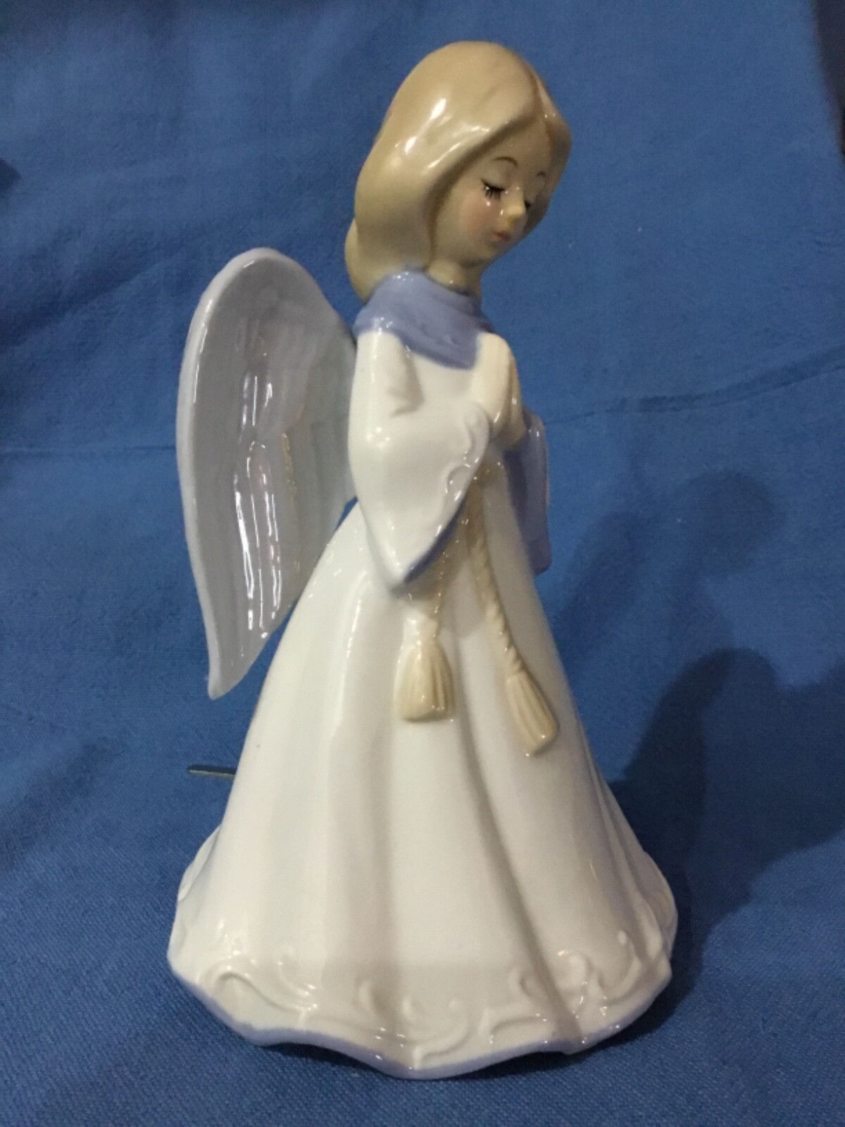 Vintage Berman & Anderson Praying Girl Angel Wind Up Music Box Brahms Lullaby eBay