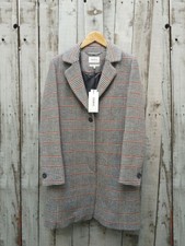 Farhi By Nicole Farhi Longline Wool Blend Coat / Was Selling At Harvey Nichols