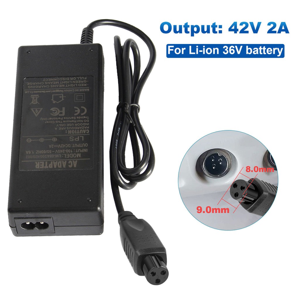 Charger For Hoverboard hovertrax Razor/Swagtron T1/Swagway X1/jetson V6/Ninebot