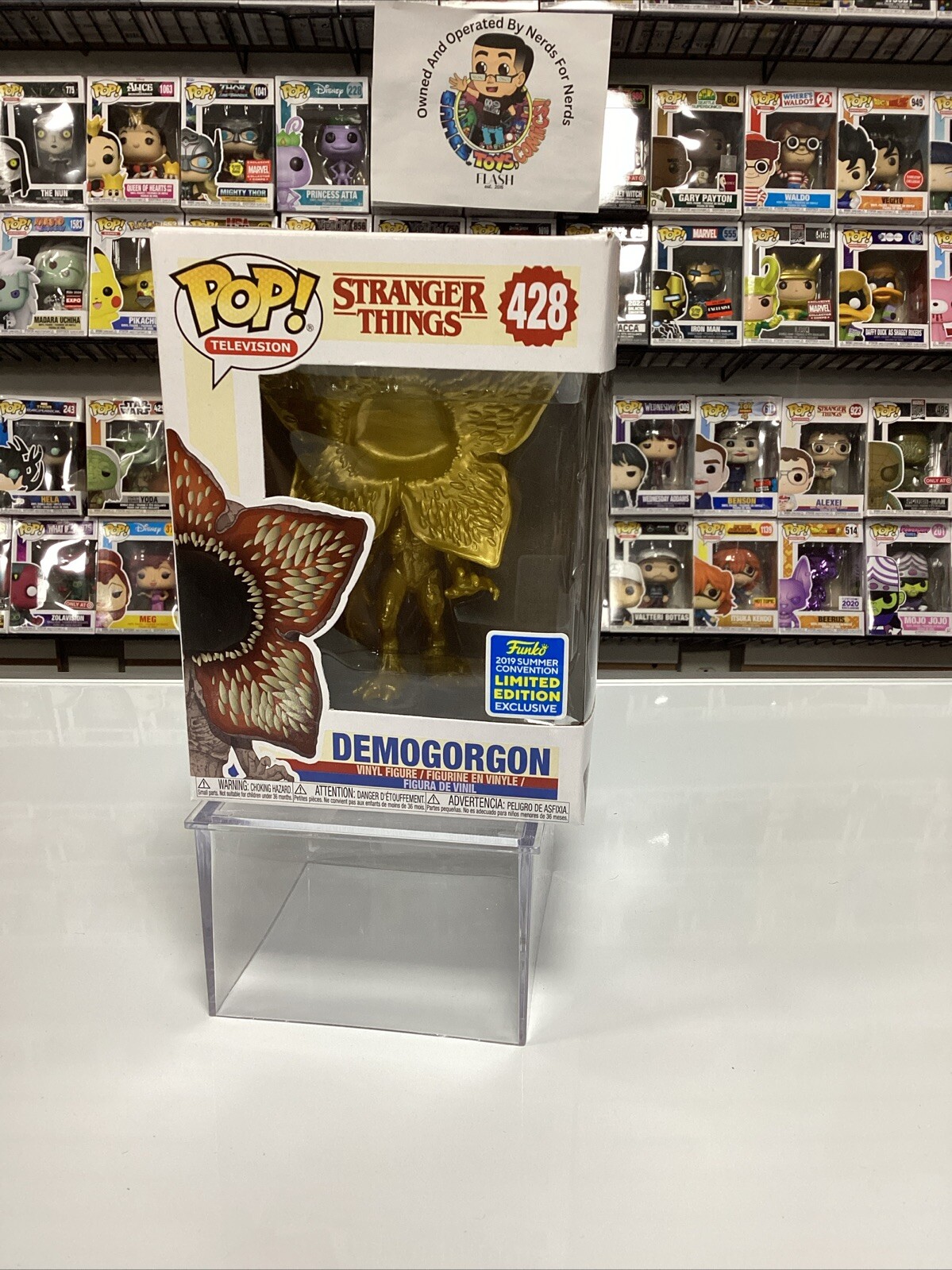 Funko Pop! Vinyl: Stranger Things - Demogorgon (Gold) - Barnes And Noble (Bn)...