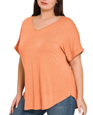 Women's Zenana Plus Tops Sizes 1X-3X