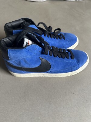 Nike Blazer Mid Premium Suede - Herren Sneaker - Gr. 44,5, Blau/Schwarz, Neu