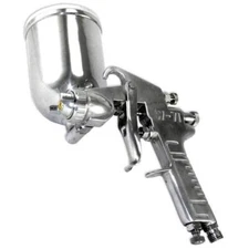 Pistol Grip Gravity Feed Air Spray Gun 2.0mm nozzle w/Side mount Aluminum Cup