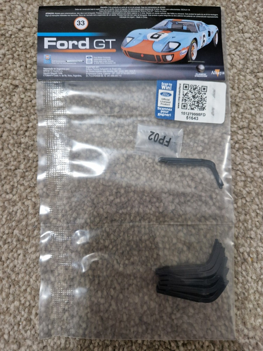 1/8 SCALE DEAGOSTINI BUILD YOUR OWN THE FORD GT40 CAR ISSUE PART