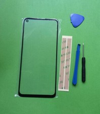 Front Outer Screen Lens Glass For Motorola Moto G Stylus 2021 XT2115 Black