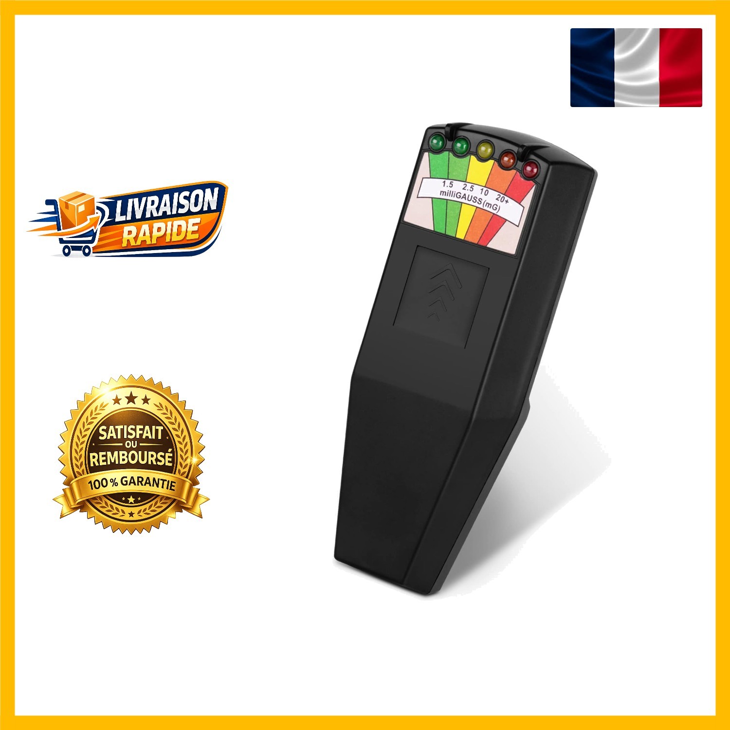 Détecteur de champs électromagnétiques compact appareil de mesure EMF