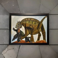 Oil Painting On Canvas Panel (11×14) inspired by picasso 