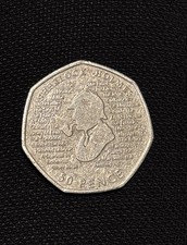 2019 UK 50p Sherlock Holmes Coin Elizabeth II (collectors love)