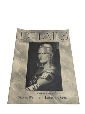 DETAILS Magazine November 1985 PAUL SCHAFFER Stephen SPROUSE Steven WRIGHT