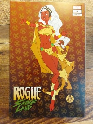   Rogue Savage Land #3 Mark Brooks Signed Storm C2E2 Exclusive Variant w/ COA