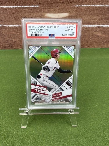2021-22 Topps Stadium Club Chrome Shohei Ohtani Beam Team #BTC3 PSA 10 Angels