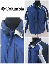 Columbia vertex Men’s Hooded Jacket Blue Chest 42/44 Size L Sku Y09294