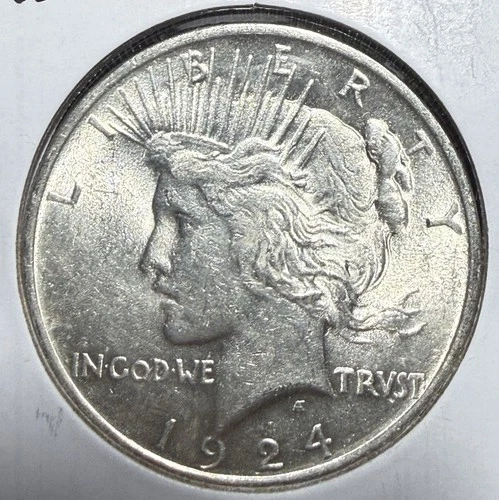 1924-P Peace Silver Dollar BU Brilliant Uncirculated Original Luster