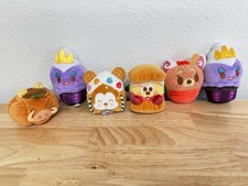 Lot Of 6 Disney Munchlings Mini Plush Pluto Ursula Lion King Etc