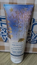 New Bath  Body Works FROSTED COCONUT SNOWBALL Ultimate Hydration Body Cream 8oz