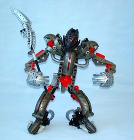 Lego Bionicle MAKUTA 8593 - Original 2003 TERIDAX Mask of Shadows with Manual