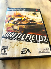Battlefield 2 Modern Combat PS2 PlayStation 2 Complete w/ Manual CIB Untested