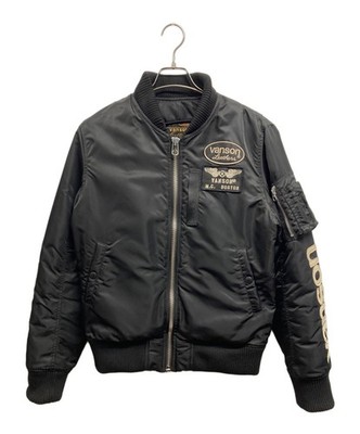 VANSON MA-1 Flight Jacket M Black