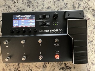Line 6 POD Go Wireless Amp Modeler Guitar Multi Effects Processor Pedal