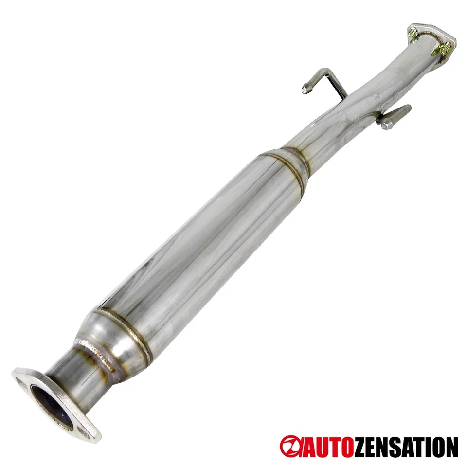 Fit 90-93 Honda Accord N1 S/S Burnt Tip Catback Exhaust Muffler System Foto 4 de 4