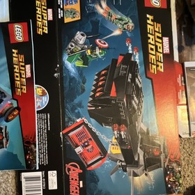 LEGO Marvel 76048 Iron Skull Sub With Box and directions/ No minifigures 