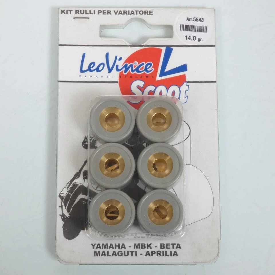 Galet rouleau de variateur Leovince pour Scooter Yamaha 125 Majesty 20x12 14Grs - Photo 1/1