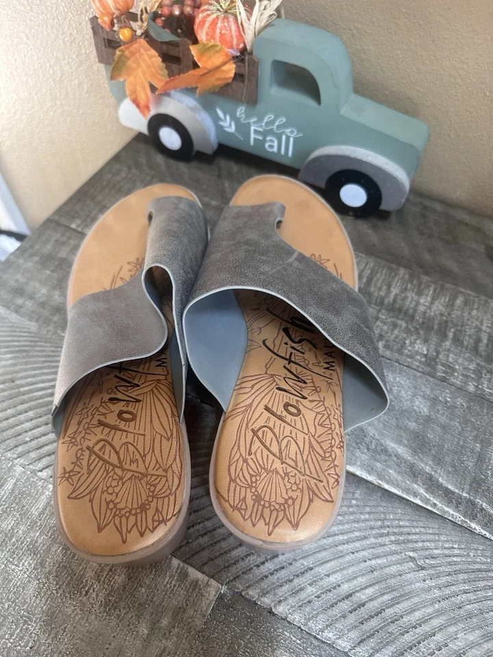 Sandalias plateadas Blowfish para mujer talla 8,5 Foto 3 de 4