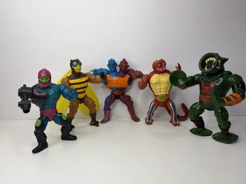 Vintage MOTU Masters Of The Universe Lot Of 5 Action Figures