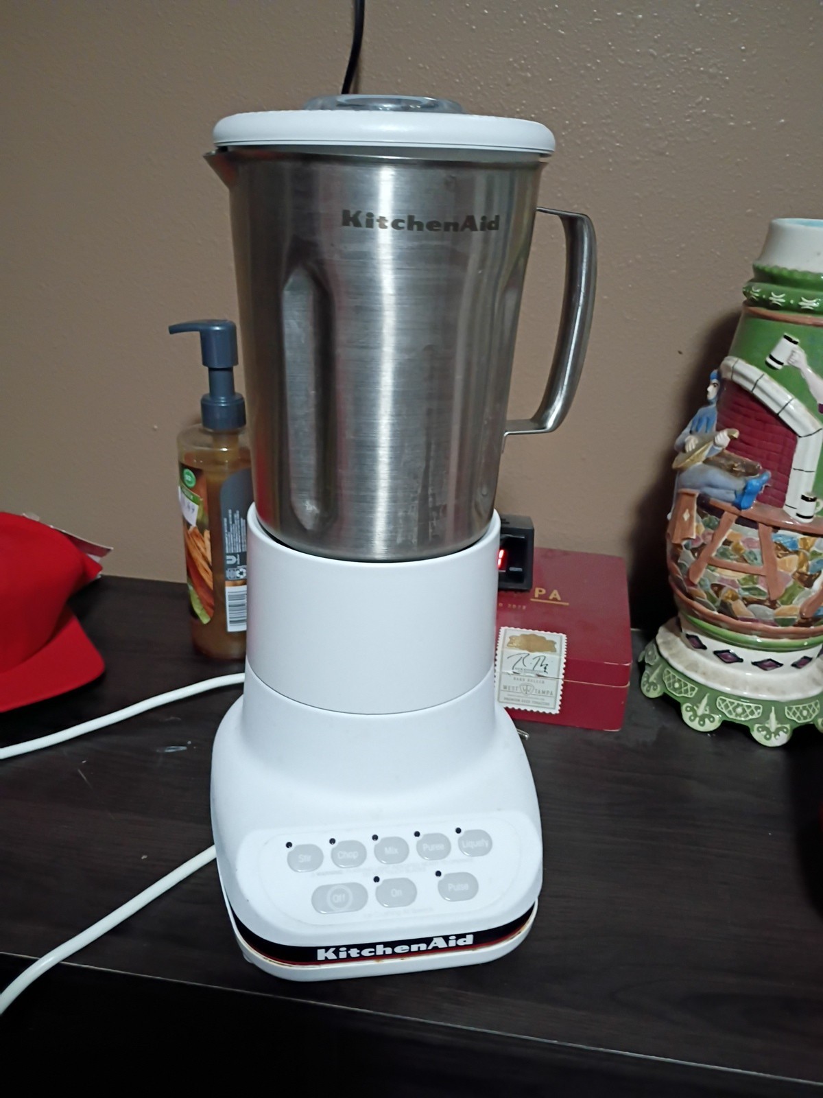 Vtg KitchenAid Professional Blender KSB5SSMW &ndash; Rare Metal Pitcher, Ice Crushing